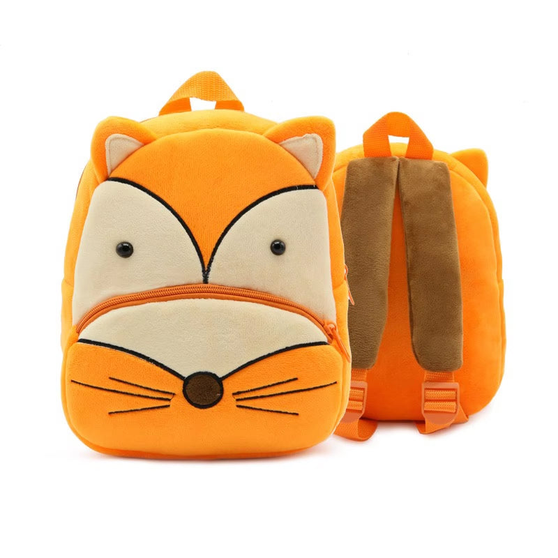 Fox Plush Backpack for Toddlers – Lightweight & Spacious Kids Bag