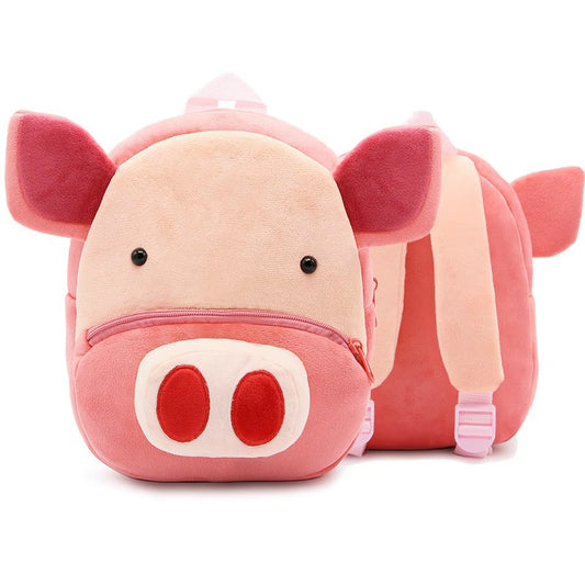 Pig Plush Backpack for Toddlers – Lightweight & Spacious Kids Bag