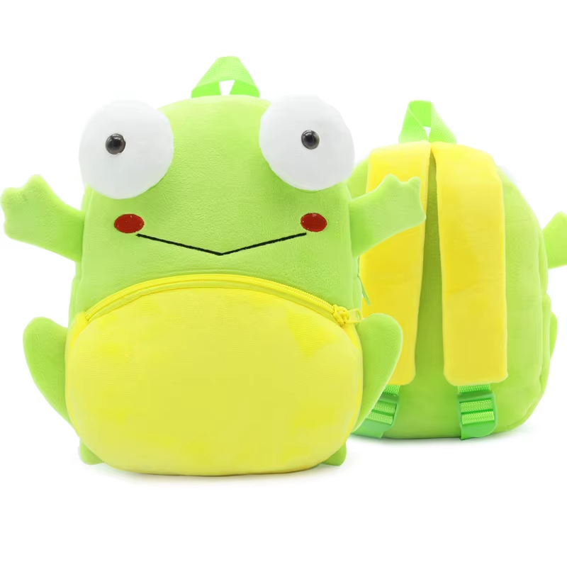 Paknada Unisex Kids Animal Plush Backpack Lightweight Toddler Bag