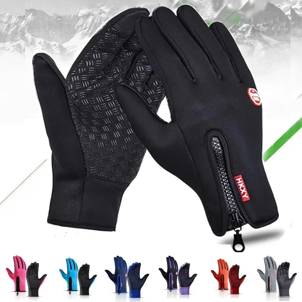 Winter Touchscreen Gloves Windproof Warm Anti-Slip Outdoor Cycling Driving