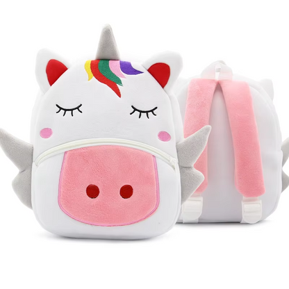 Paknada Unisex Kids Animal Plush Backpack Lightweight Toddler Bag