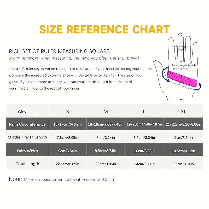 Winter Touchscreen Gloves Windproof Warm Anti-Slip Outdoor Cycling Driving