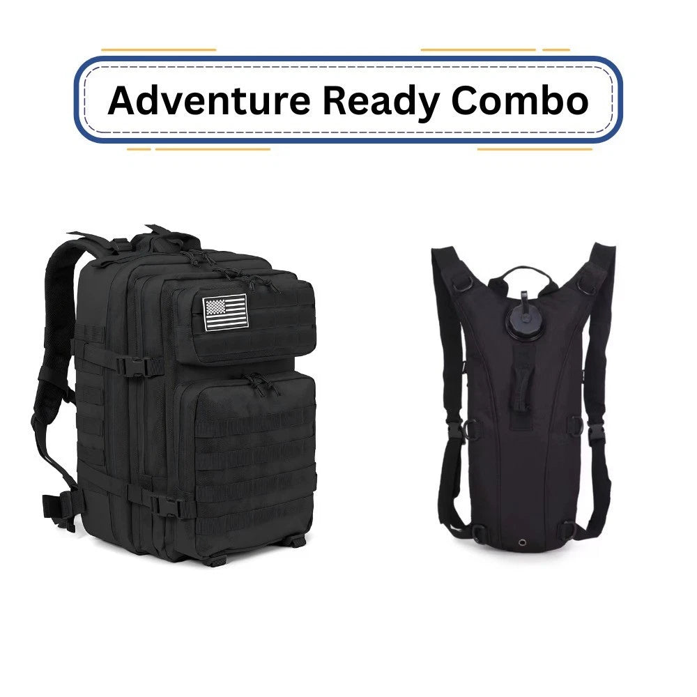 Tactical Adventure Combo Backpack Sling & Hydration Pack Outdoor Gear
