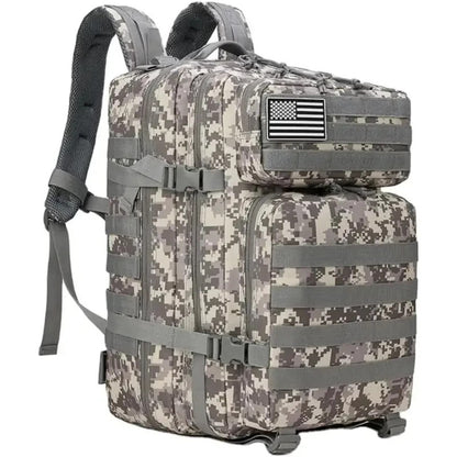 Tactical Military Backpack 45L Waterproof Heavy-Duty Outdoor Bag
