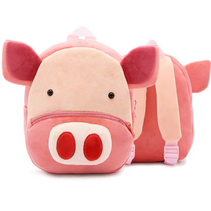 Paknada Unisex Kids Animal Plush Backpack Lightweight Toddler Bag
