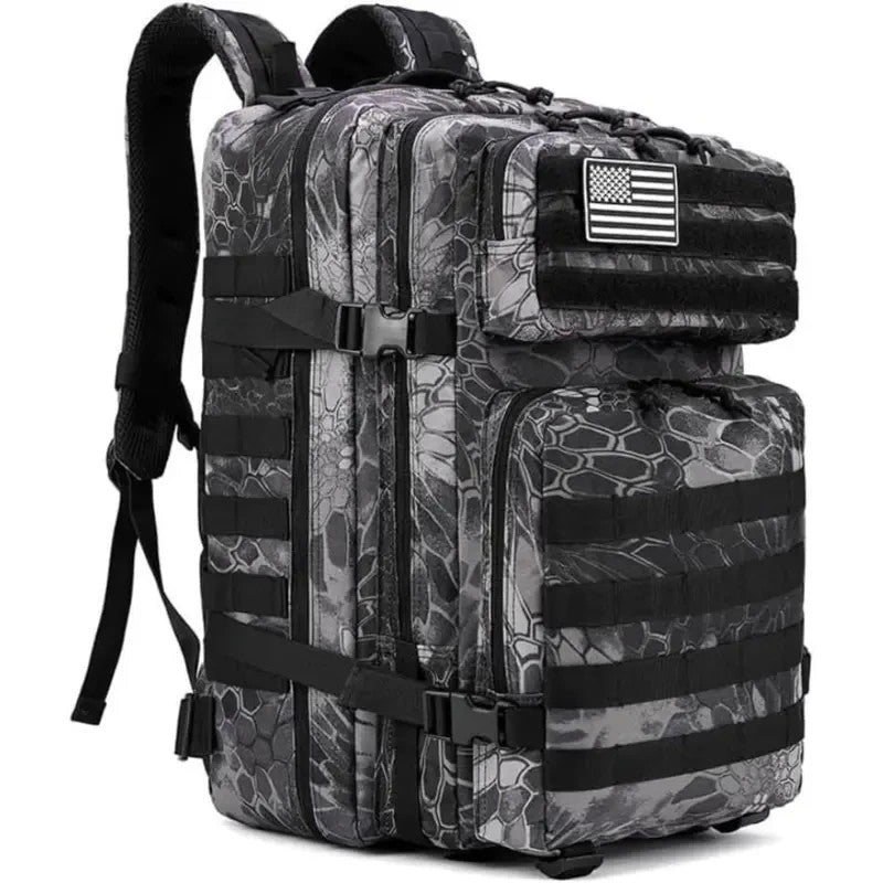 Tactical Military Backpack 45L Waterproof Heavy-Duty Outdoor Bag