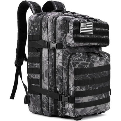 Tactical Military Backpack 45L Waterproof Heavy-Duty Outdoor Bag