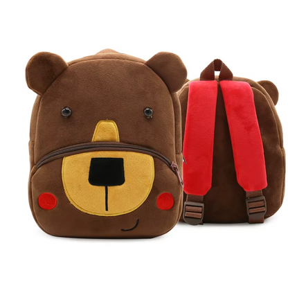 Paknada Unisex Kids Animal Plush Backpack Lightweight Toddler Bag