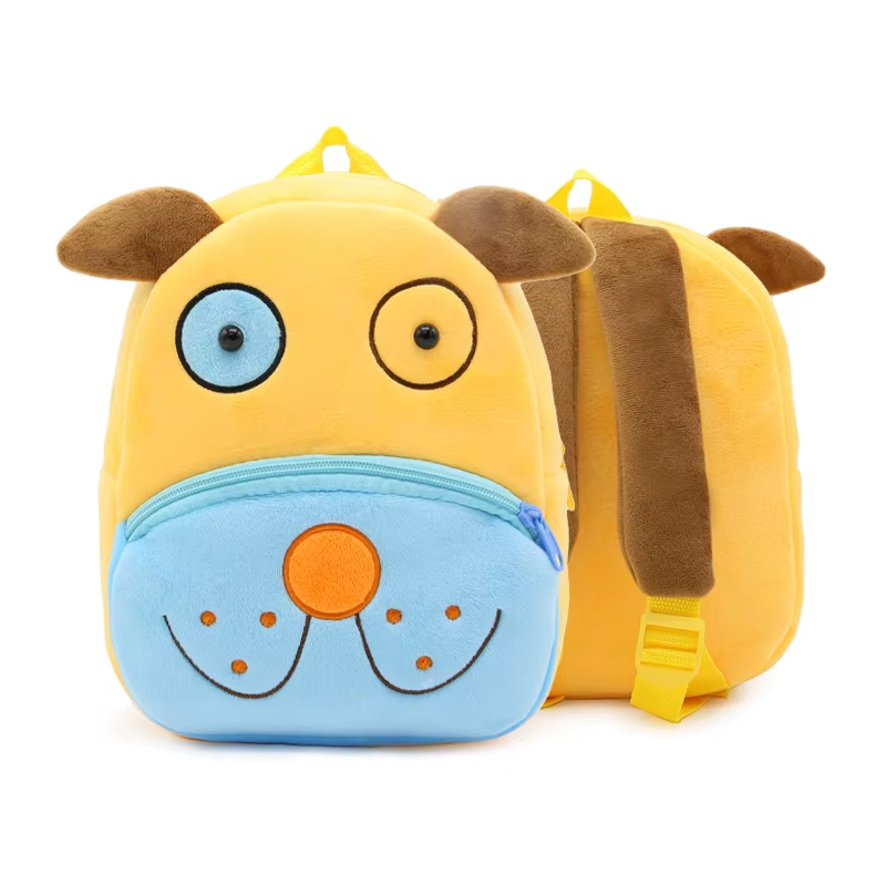 Paknada Unisex Kids Animal Plush Backpack Lightweight Toddler Bag