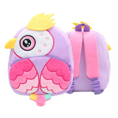 Paknada Unisex Kids Animal Plush Backpack Lightweight Toddler Bag
