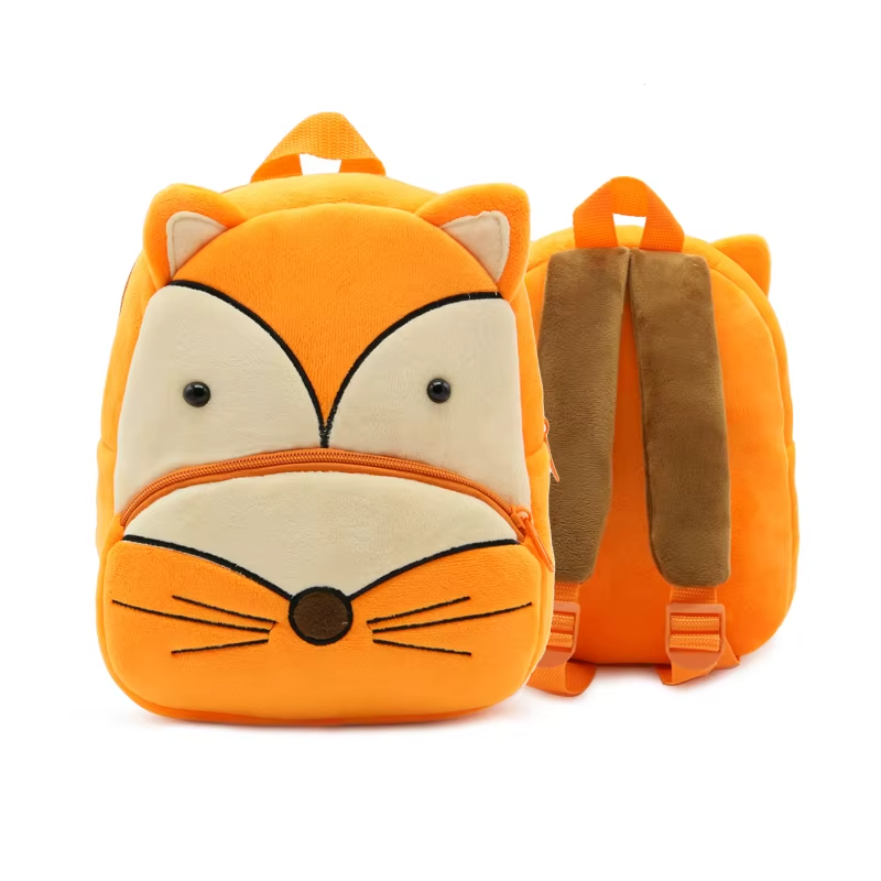 Paknada Unisex Kids Animal Plush Backpack Lightweight Toddler Bag