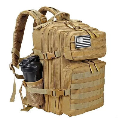 Tactical Military Backpack 45L Waterproof Heavy-Duty MOLLE Bag
