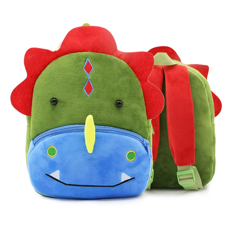 Paknada Unisex Kids Animal Plush Backpack Lightweight Toddler Bag