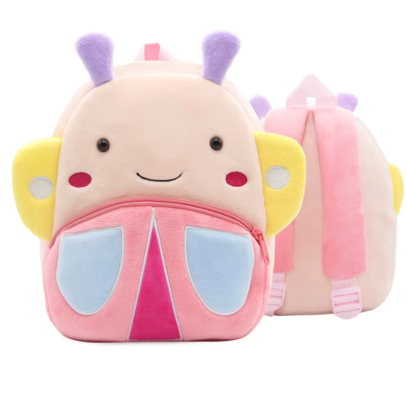 Paknada Unisex Kids Animal Plush Backpack Lightweight Toddler Bag