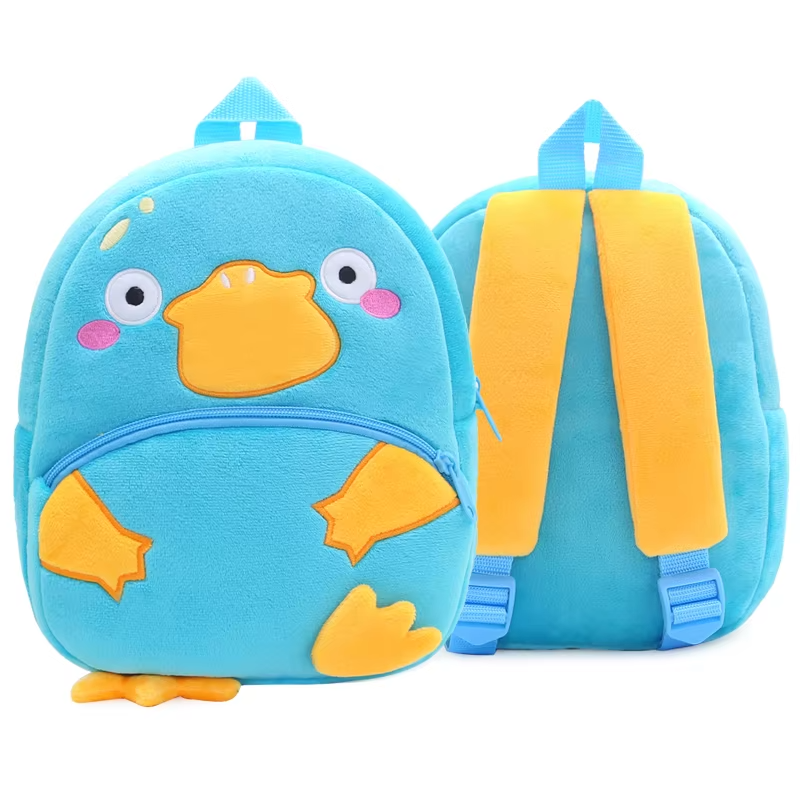 Paknada Unisex Kids Animal Plush Backpack Lightweight Toddler Bag