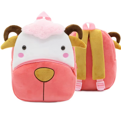 Paknada Unisex Kids Animal Plush Backpack Lightweight Toddler Bag