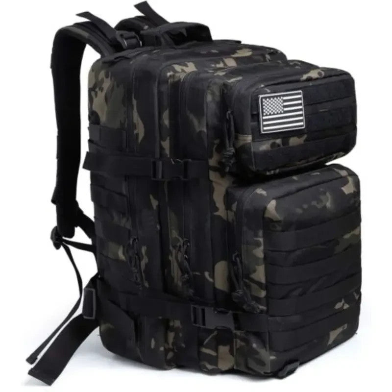 Tactical Military Backpack 45L Waterproof Heavy-Duty Outdoor Bag